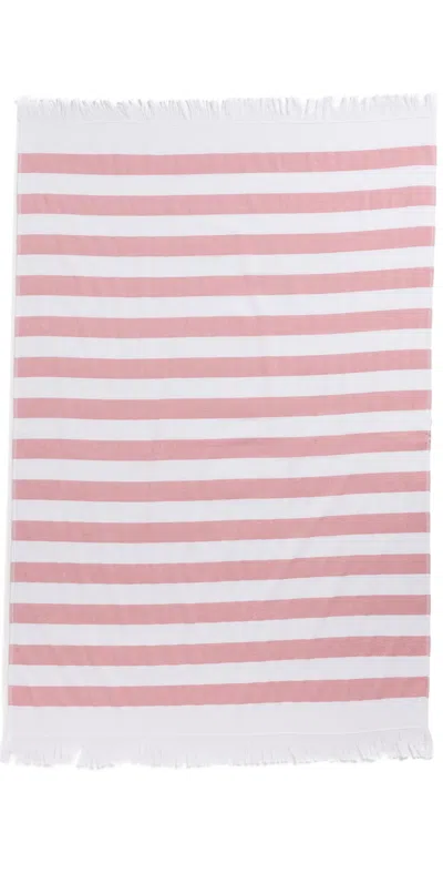 Weezie Beach Towel Nantucket Red Stripe