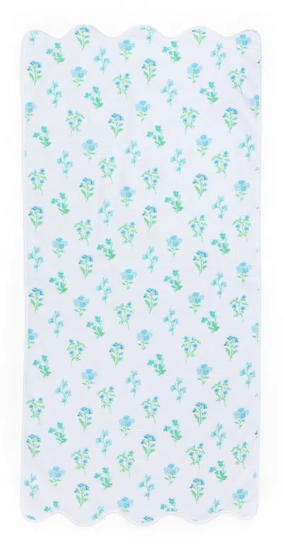 Weezie Floral Scallop Bath Towel Frances