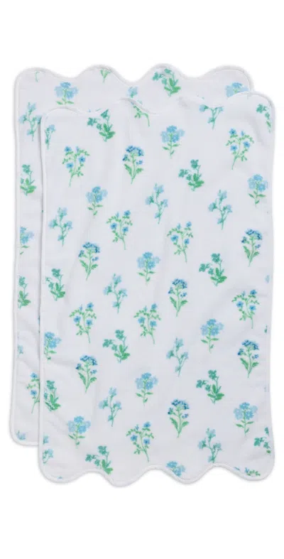 Weezie Floral Scallop Hand Towel Frances