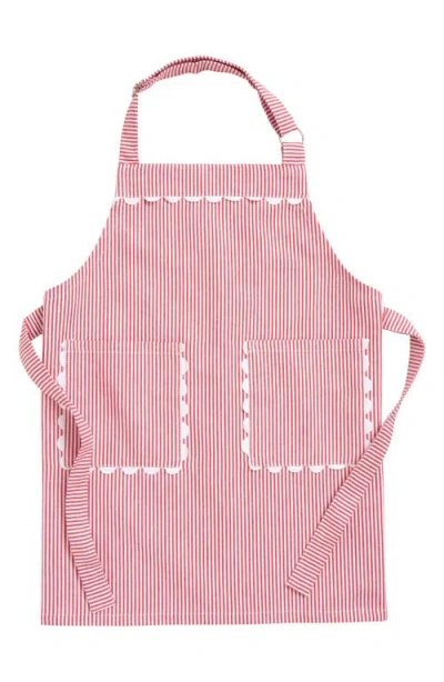 Weezie Kids' Stripe Apron In Pink