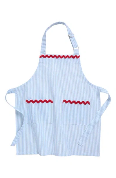 Weezie Kids' Stripe Apron In Blue
