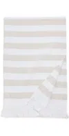 Weezie Packable Beach Towel Light Sand In Multi