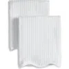 Weezie Set Of 2 Scalloped Kitchen Towels In Neutral
