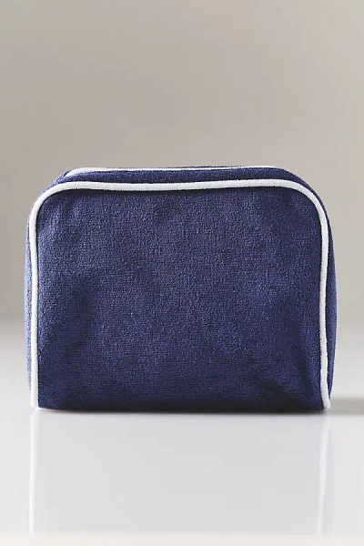 Weezie Terry Toiletry Bag In Blue