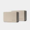 Wegym Anti-slip Eva Foam Yoga Blocks Set - Sandstone In Multi
