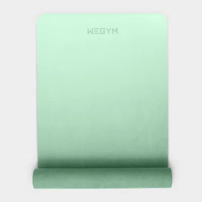 Wegym Premium Suede Mat - Jade Ombre In Green
