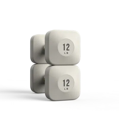 Wegym Progrip Dumbbells - Sandstone - 12 Lb
