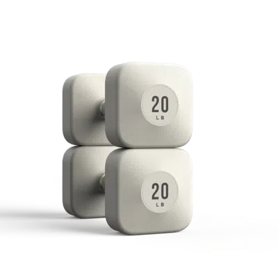 Wegym Progrip Dumbbells - Sandstone - 20 Lb