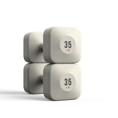 Wegym Progrip Dumbbells - Sandstone - 35 Lb