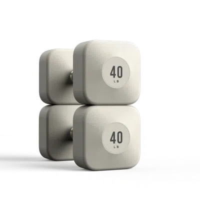 Wegym Progrip Dumbbells - Sandstone - 40 Lb