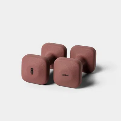 Wegym Safegrip Dumbbells - 8 Lb, Rose