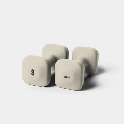 Wegym Safegrip Dumbbells - 8 Lb, Sandstone In Neutral