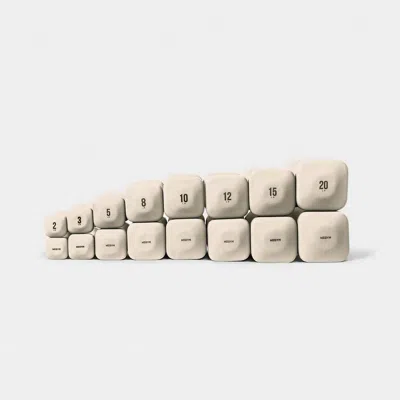 Wegym Safegrip Dumbbells Full Set - Sandstone In Transparent