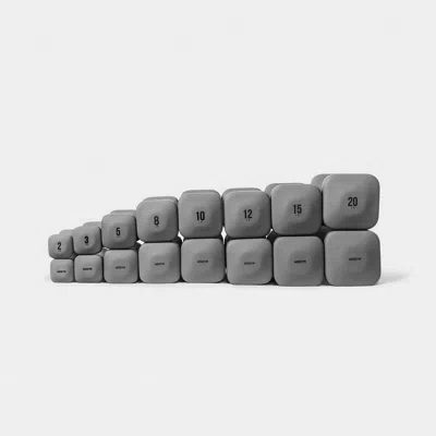 Wegym Safegrip Dumbbells Full Set - Slate In Gray