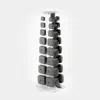 Wegym Safegrip Dumbbells Full Set With Light Rack - Slate In Gray