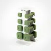 Wegym Safegrip Dumbbells Lower Set With Light Rack - Forest In Green