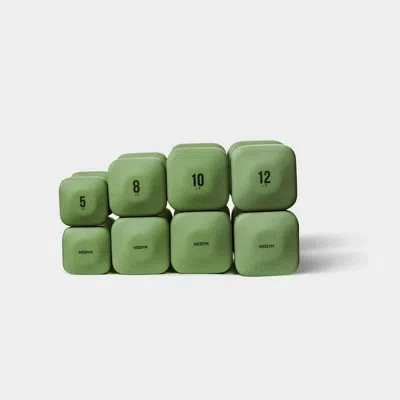 Wegym Safegrip Dumbbells Medium Set - Forest In Green
