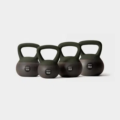 Wegym Soft Kettlebell 4pc Set - Forest In Green