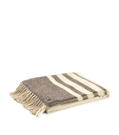 Weich Alpaca Wool-silk Plaid Mullida Blanket