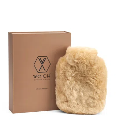 Weich Calmo Hot Water Bottle In Brown