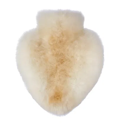 Weich Royal Alpaca Amor Hot Water Bottle In Beige