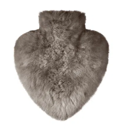 Weich Royal Alpaca Amor Hot Water Bottle In Brown