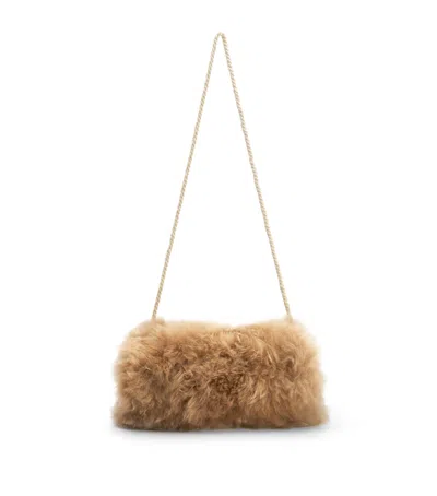 Weich Royal Alpaca Wool Manu Pocket Muff In Brown