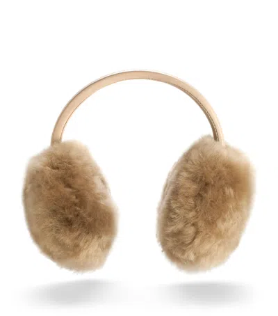 Weich Royal Alpaca Wool Olmo Earmuffs In Grey