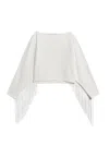Weili Zheng _  With Fringes In White