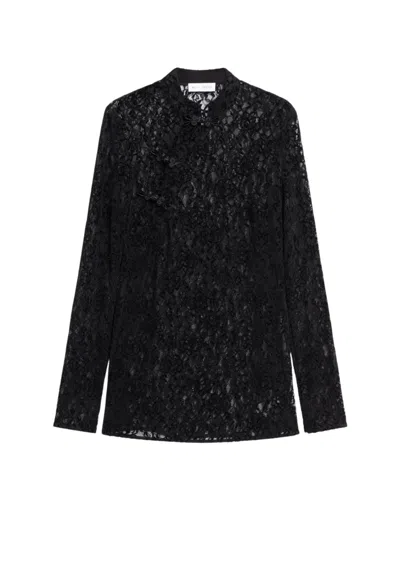 Weili Zheng Blue  In Lace In Black