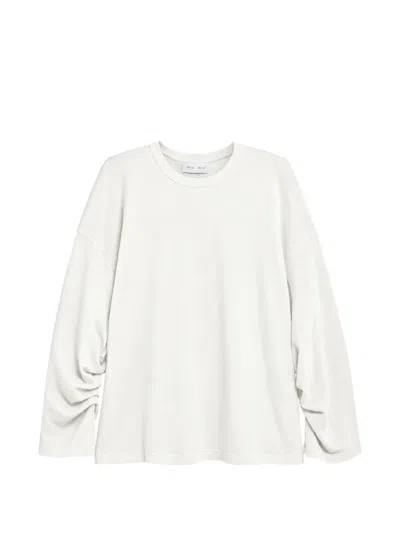 Weili Zheng Nuvola Long-sleeved T-shirt In White