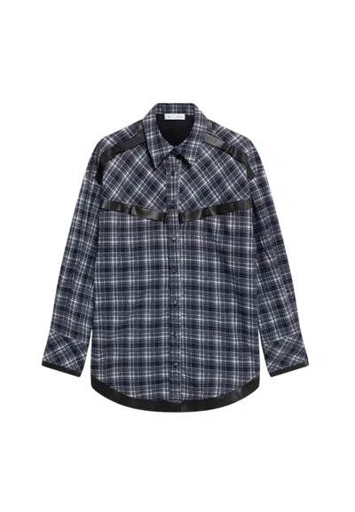 Weili Zheng Shirt Shirt  Detail In Eco-leather In Other