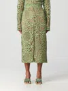Weili Zheng Skirt  Woman In Green