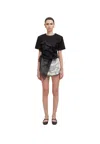 Weili Zheng T-shirt Woman  With Organza In Black