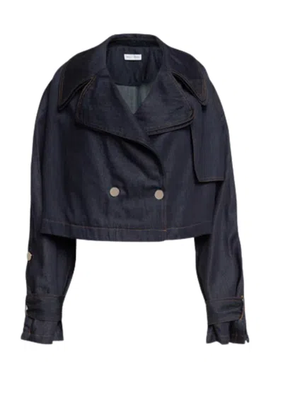 Weili Zheng Trench Woman  Short In Blue