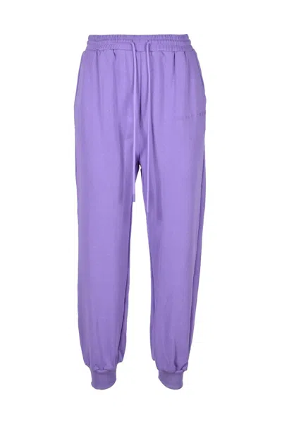 Weili Zheng Wisteria Tracksuit Trousers With Relaxed Fit And Adjustable Waistband In Pattern