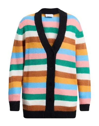 Weili Zheng Woman Cardigan Camel Size M Wool, Mohair Wool, Nylon In Sand