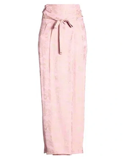 Weili Zheng Woman Pants Pink Size L Viscose