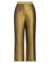 Weili Zheng Woman Pants Sand Size S Silk In Beige