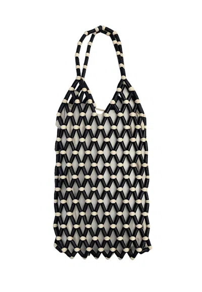 Weili Zheng Women's Bag  Net With Beads In Black