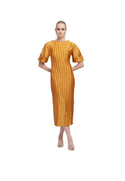 Weili Zheng Women's Dress  ♪ In Orange