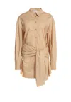 Weili Zheng Women's Dress  With Bow In Light