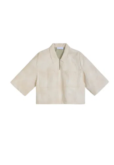 Weili Zheng Women's Pole  Eco-leather In Neutral