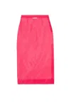 Weili Zheng Women's Skirt  In Organza In Red