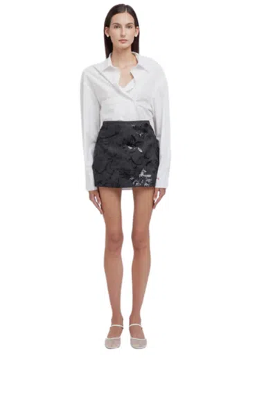 Weili Zheng Women's Skirt  Processed In Black