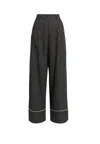 Weili Zheng Women's Trousers  A Palace In Black