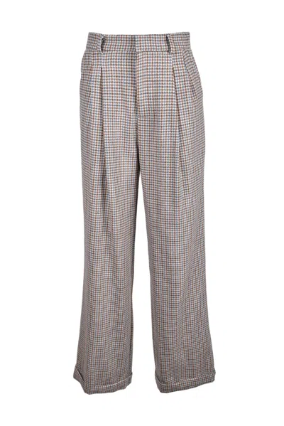 Weili Zheng Wool/polyester Pants - Beige/heavenly In Brown