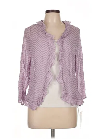 Pre-owned Weill 3/4 Sleeve Blouse In Purple