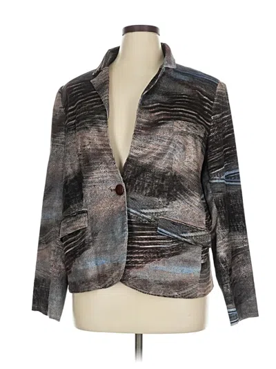 Pre-owned Weill Blazer Jacket In Brown