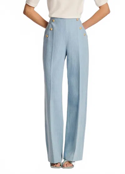 Weill Fadili High-waisted Pant In Jean In Blue